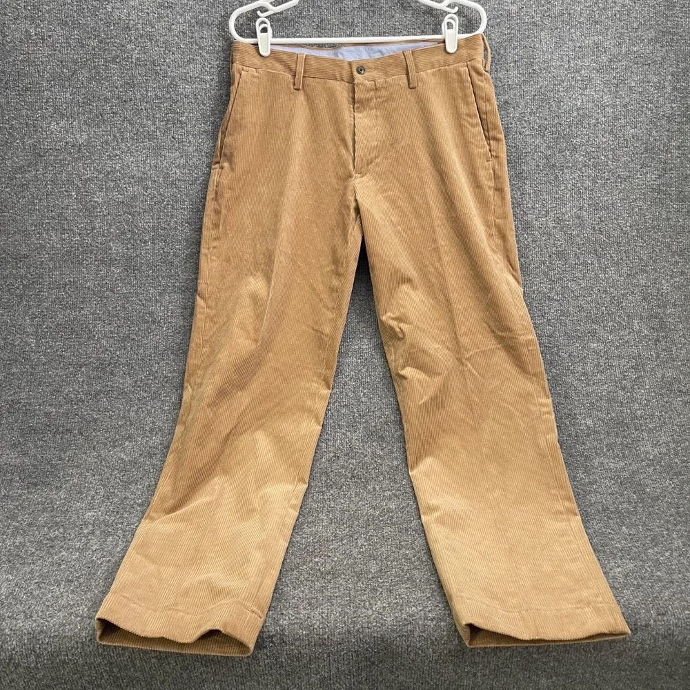 Polo Ralph Lauren Dress Pants Mens Sz 32/30 Classic Fit Tan 100% Cotton